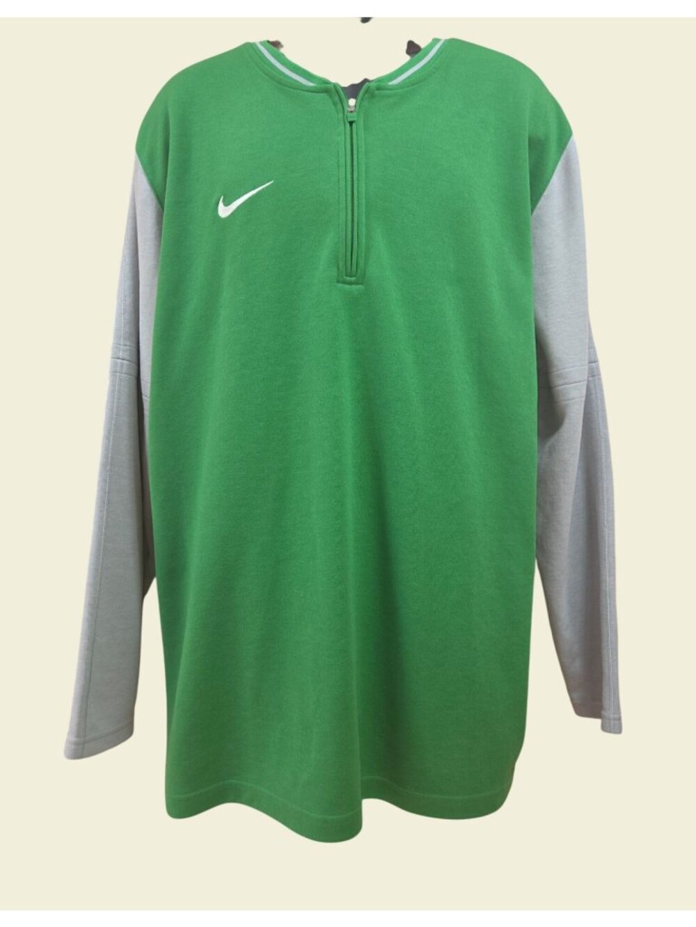 Nike Dri-Fit Green Long Sleeve Pullover Shirt Size XXL